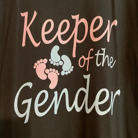GENDER REVEAL | KEEPER OF THE GENDER T-Shirt - Picture 2 of 2